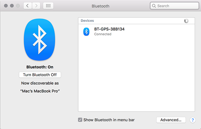 GPS port number