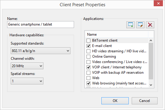 client preset
