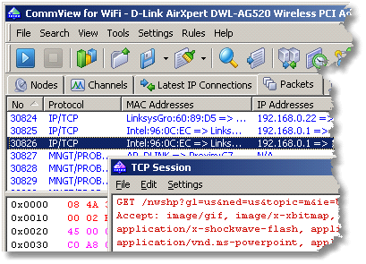 Wireless Packet Sniffer